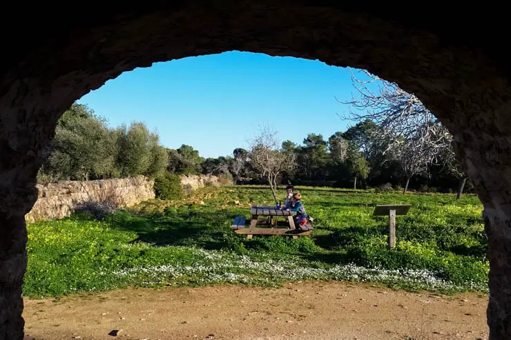 Picknick im Naturpark Mondrago