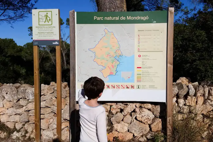 Wandern im Naturpark Mondragó