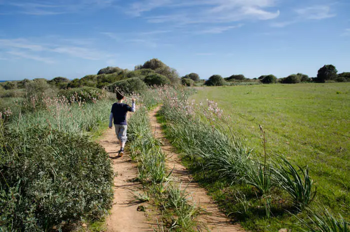 Wanderung mit Kindern zur Cala Marmols, Mallorca