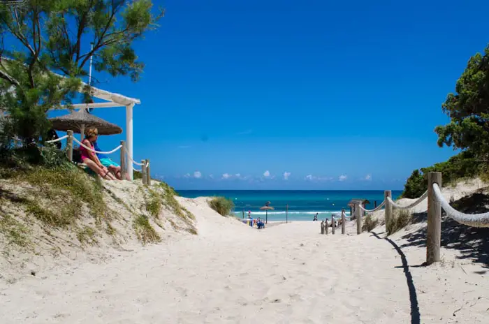 Platja de Muro. Strand für Kinder.