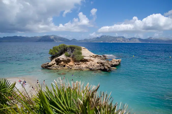 S'Illot Beach on La Victoria Peninsula, Alcúdia