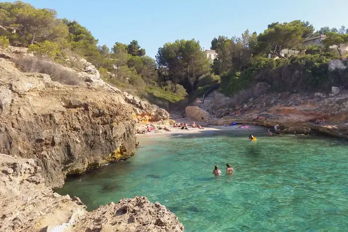 Hidden beaches in Palma de Mallorca