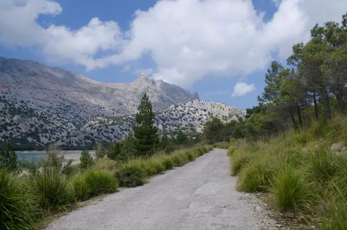 Wandern am Stausee Cuber, Mallorca