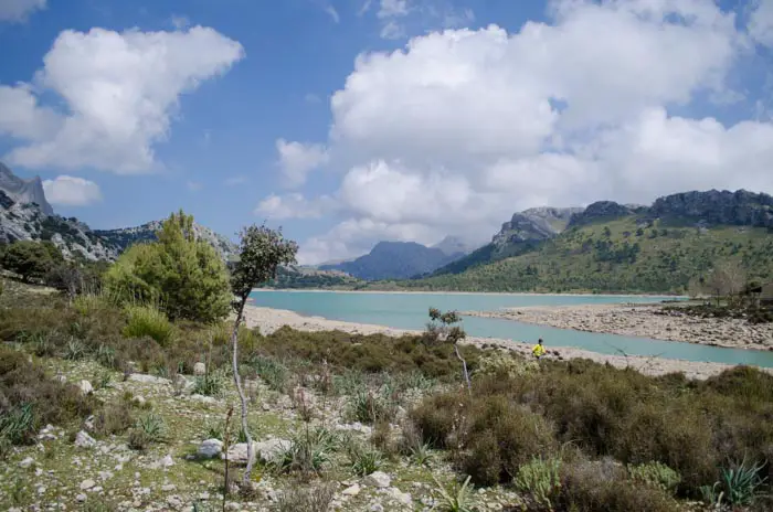 Wandern am Stausee Cuber, Mallorca