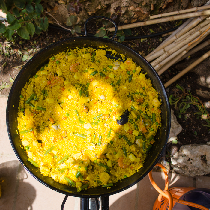 Die beste Paella auf Mallorca. Rezept.