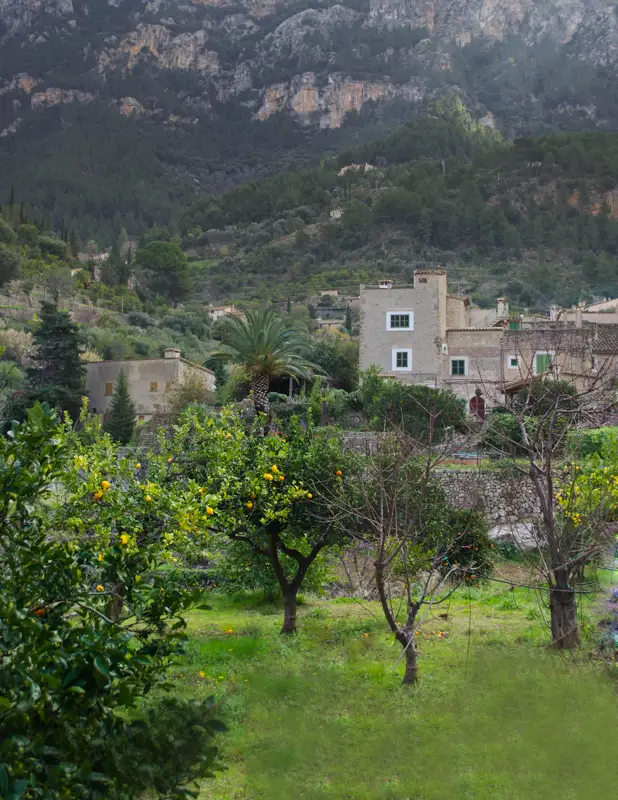 Mountain village Deia on Mallorca