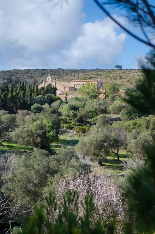 Weideland und Obstgärten der Ermita de Betlem