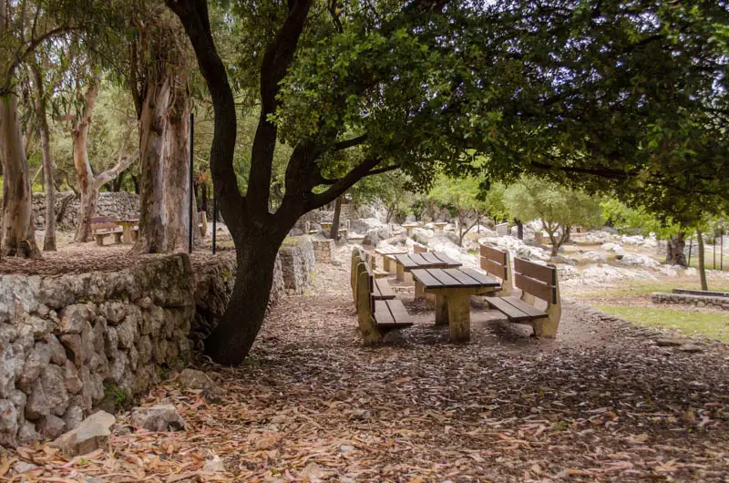 Kloster Lluc: Picknick