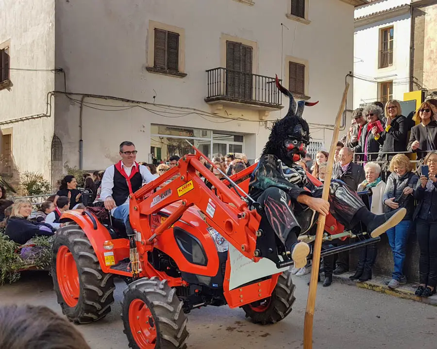 Umzug zu Sant Antoni in Artà