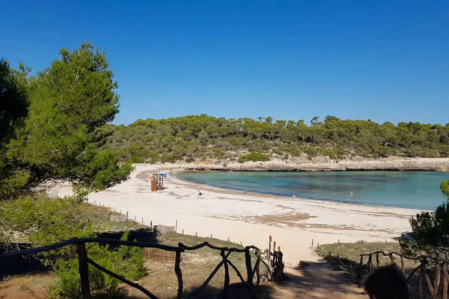 Strand S'Amarador im Naturpark Mondragó