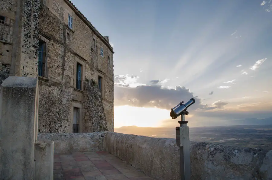 Sonnenuntergang Kloster Sant Salvador Felanitx