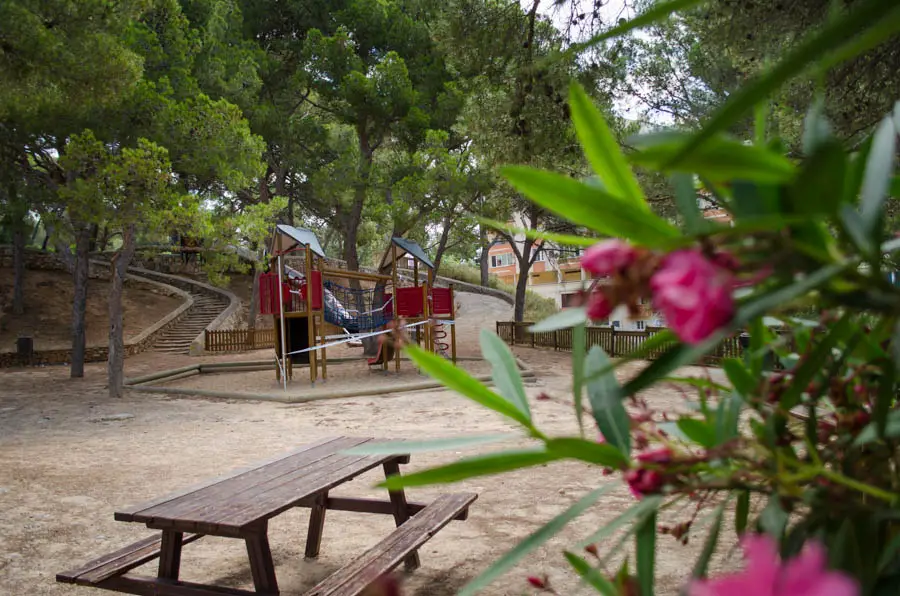 Spielplatz im Wald von Bellver