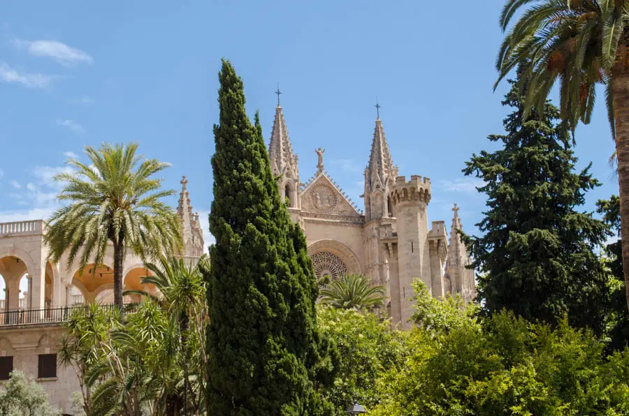 Blick auf die Kathedrale von Palma