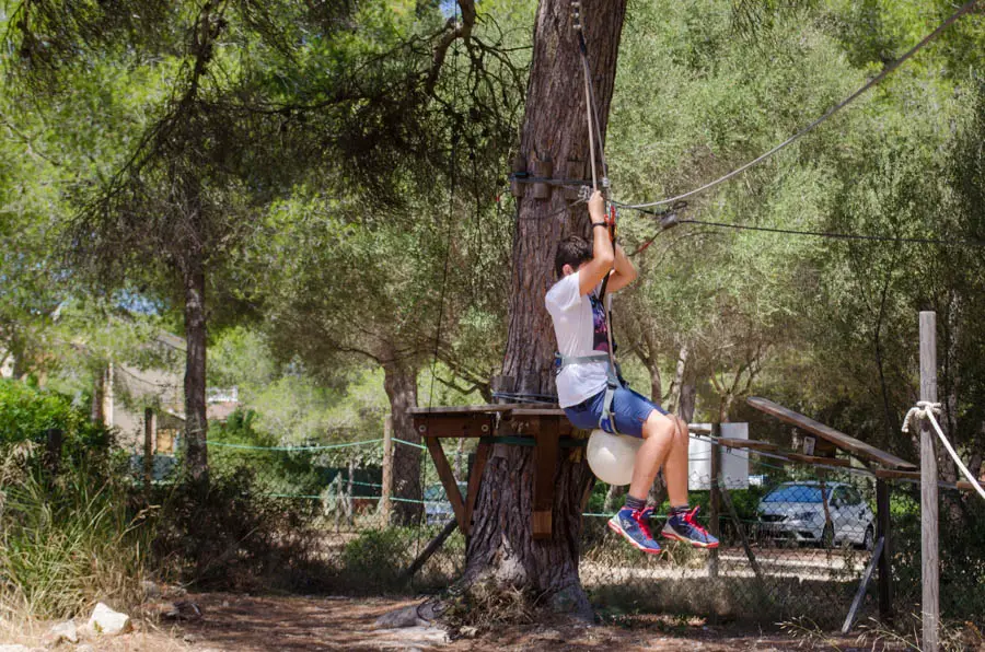 Seilrutschen auf Mallorca