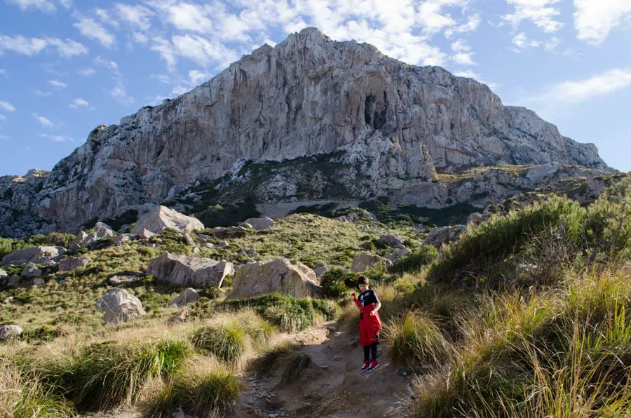 Parken am Strand Cala Figuera de Formentor