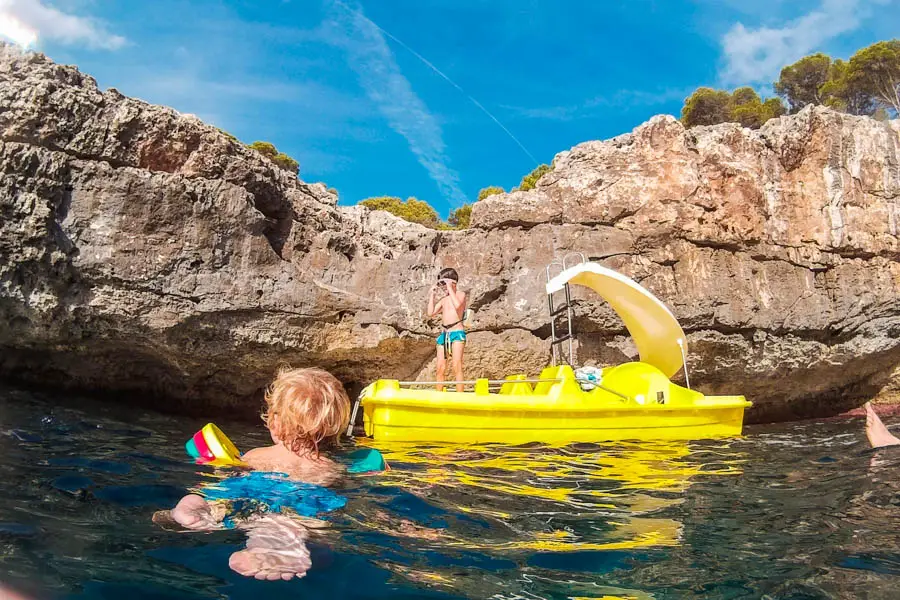 Cala Santanyi Es Pontas Tretboot