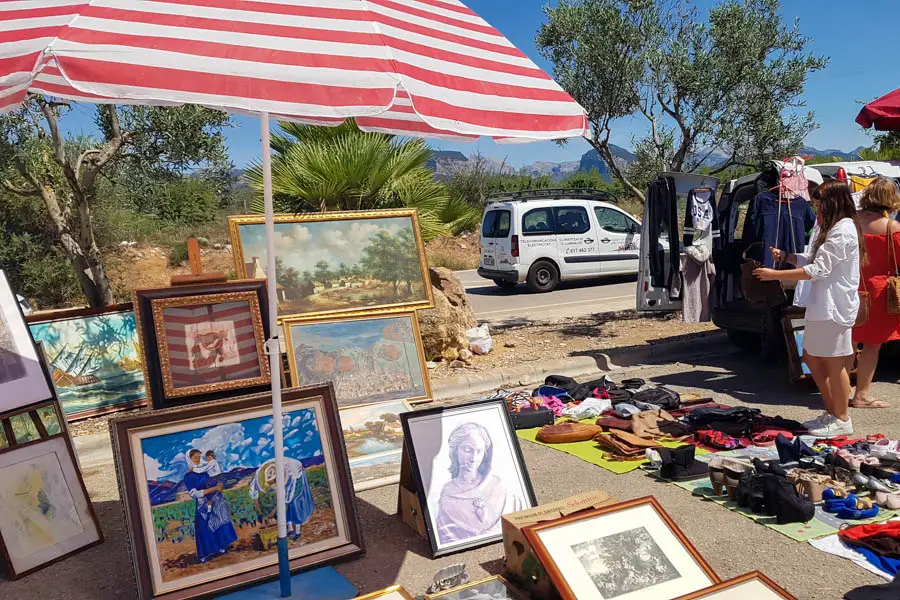 Flea Market in Consell