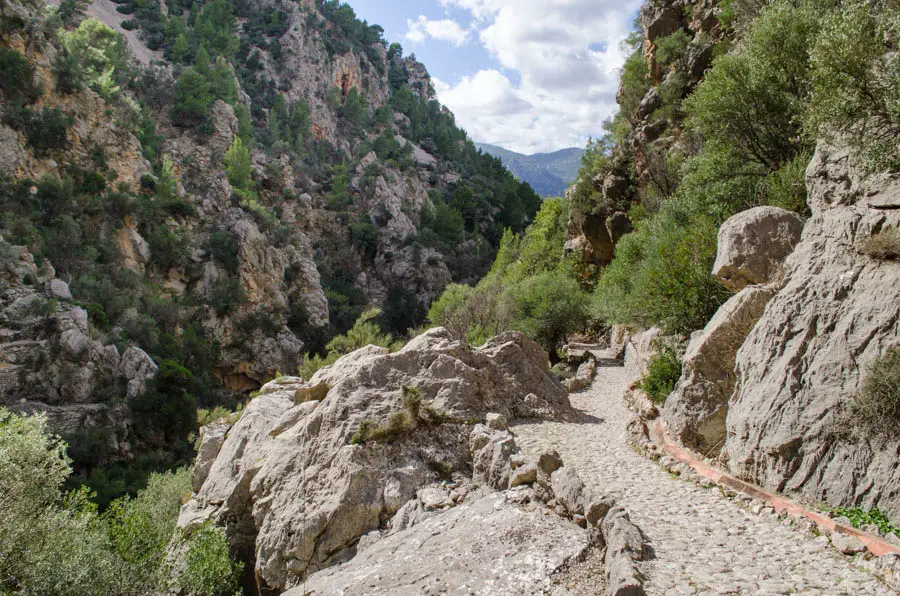 Wanderung Biniaraix: Camí Vell des Barranc de Biniaraix