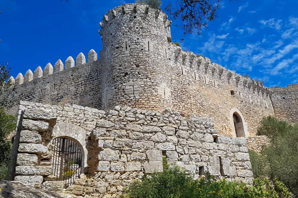 the castle Castell de Santueri in Felanitx