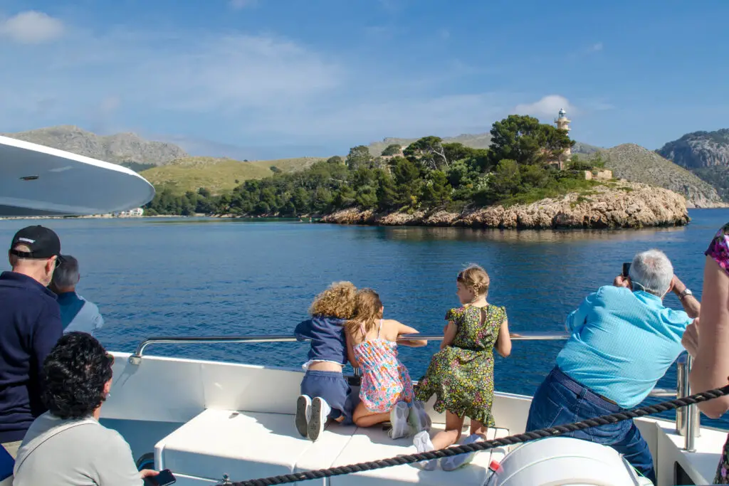 Bootstour ab Port de Pollença zum Strand von Formentor