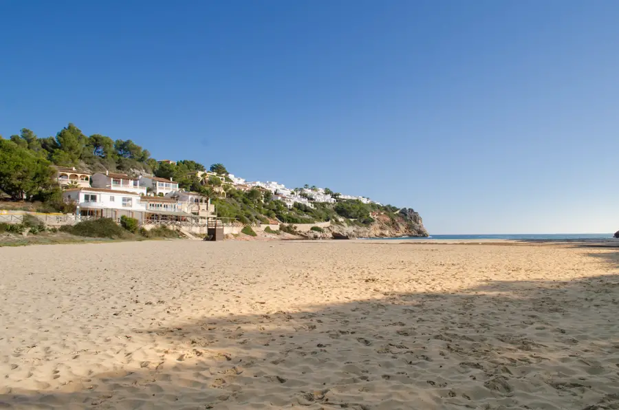 Cala Romantica der Strand s'estanyi d'en mas