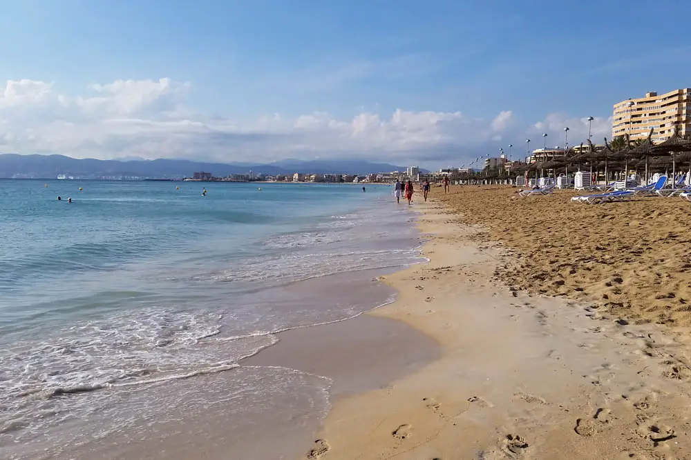 El Arenal, Mallorca. An der Playa de Palma