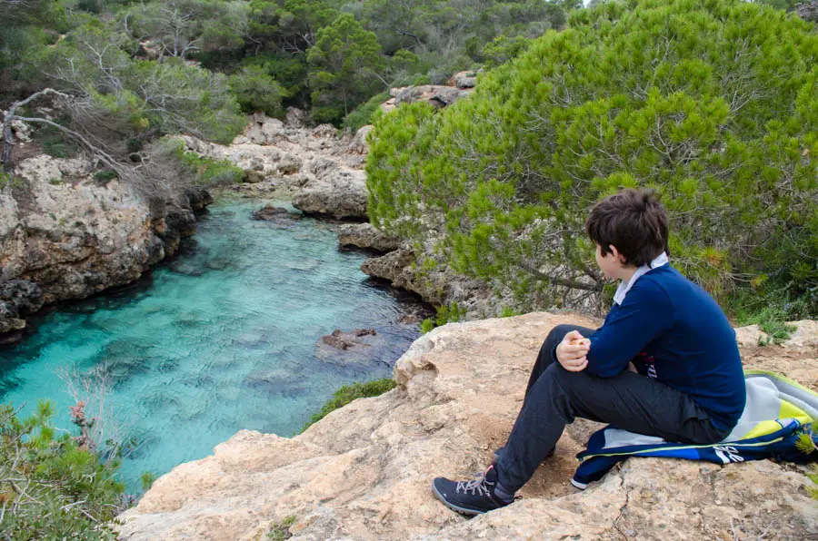 Strand Cala Beltran Wanderung