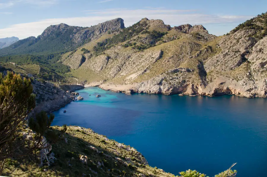 Anfahrt zum Cala Figuera Strand