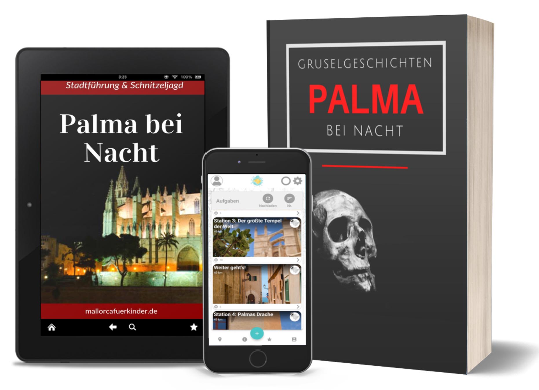 Palma bei Nacht Mockup