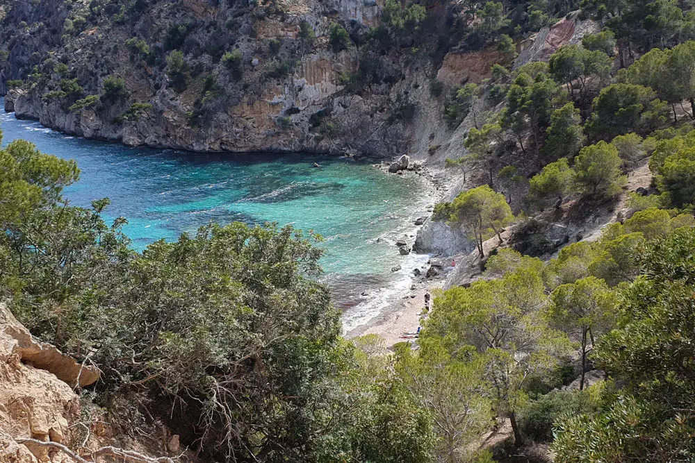 Strand Cala Blanca bei Andratx