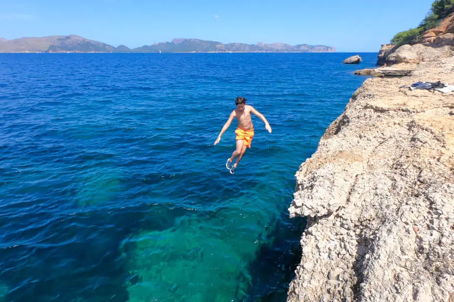 Klippenspringen auf Mallorca