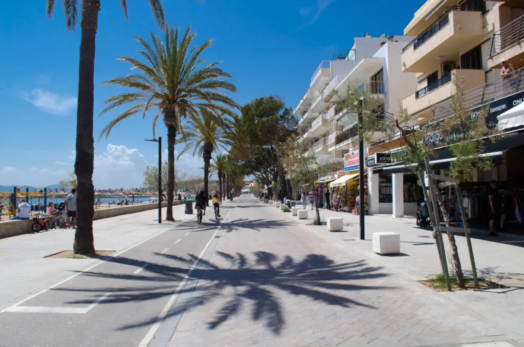 Strandpromenade Port de Pollença