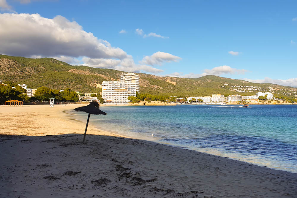 Palmanova Strand im Winter