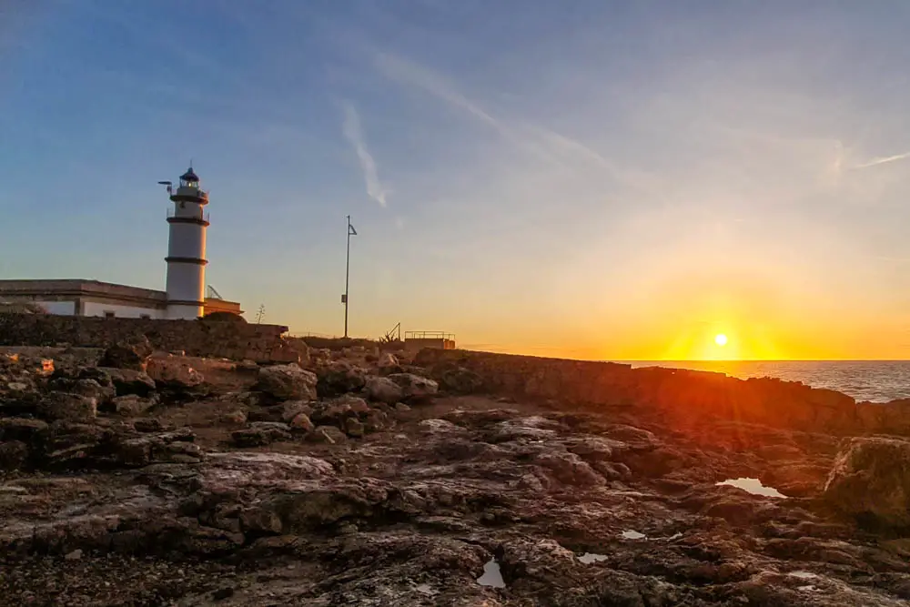 Sonnenaufgang am Cap de Ses Salines