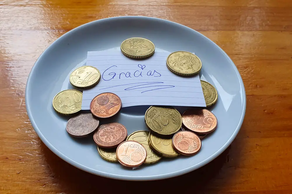 Trinkgeld im Restaurant auf Mallorca