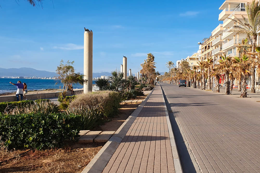Strandpromenade in El Arenal