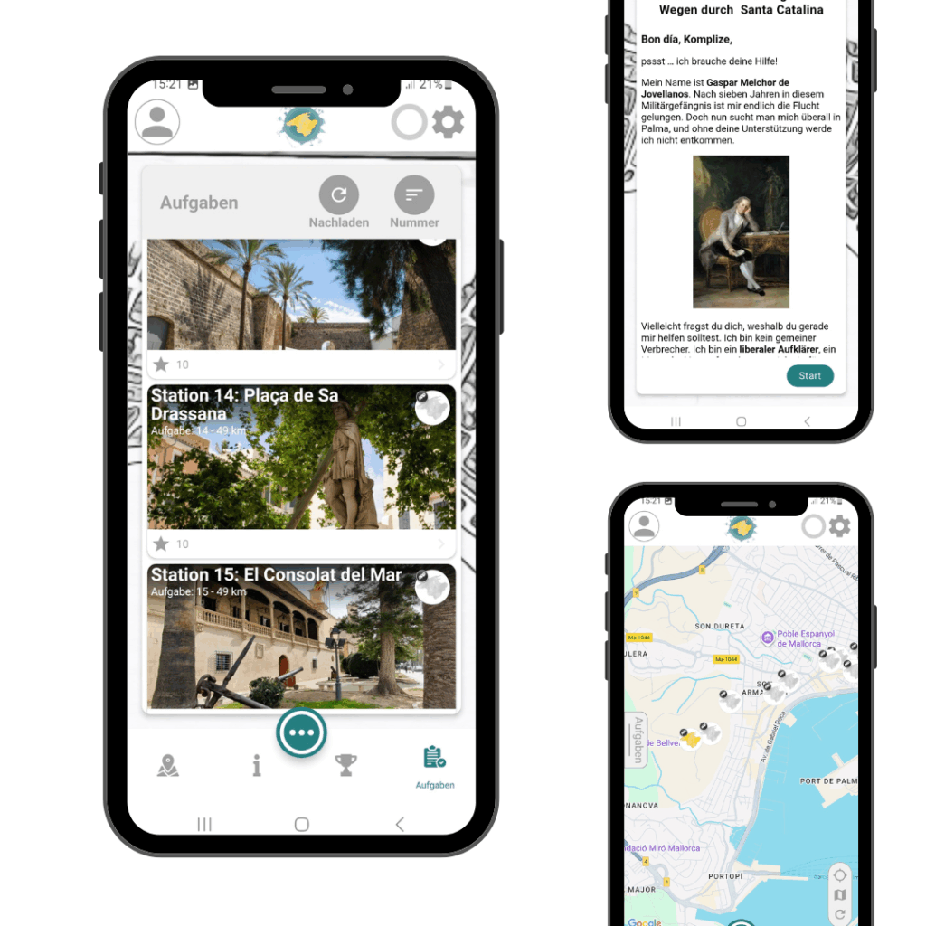 Flucht aus Bellver: Interaktive Sightseeingtour durch das Viertel Santa Catalina
